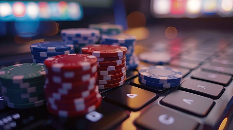 Tampilan mesin slot dengan fitur bonus dan jackpot menarik